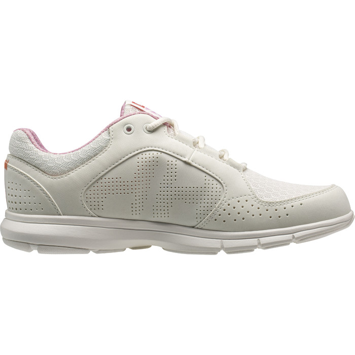 2024 Helly Hansen Mujer Ahiga V4 Hydropower Zapatos De Vela 11583 - Sorbete De Blanco / Rosa